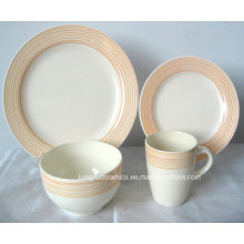 Handbemalung Custom Rim Keramik Dinner Set